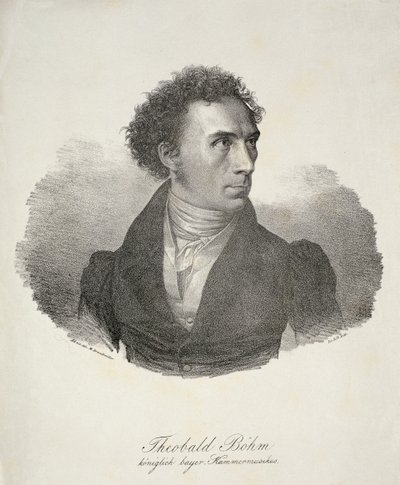 Theobald Böhm (1794-1881) graviert von Selb von Michael Brandmuller